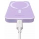 Carregador Portatil Power Bank 6000mAh 20W MagnSafe Turbo Lilas