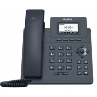 Telefone com Fio IP Yealink SIP com Fonte Preto