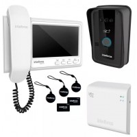 Video Porteiro Interfone Intelbras Interface Wifi Tag Branco e Preto