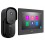 Video Porteiro IP Wifi 7 Polegadas Acesso App Preto