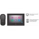 Video Porteiro IP Wifi 7 Polegadas Acesso App Preto