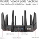 Roteador Wifi Asus 16000Mbps Quad Band Wifi 6e VPN Cabo Preto