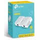 Kit 2 Adaptador Powerline 600Mbps TP Link Branco e Cinza