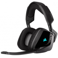 Fone de Ouvido Gamer Sem Fio Corsair 107 db RGB Branco