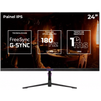 Monitor Gamer 24 QHD Mancer 1ms IPS 180Hz DisplayPort HDMI