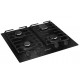 Fogao Cooktop 4 Bocas Mueller 59cm Grade Dupla Preto Bivolt