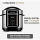 Panela de Pressao Eletrica 3L Mondial 700W 14 Funçoes Preta Inox