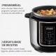 Panela de Pressao Eletrica 3L Mondial 700W 14 Funçoes Preta Inox