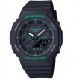 Relogio Feminino Digital Analogico 46mm Casio 31 Fusos Horarios
