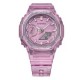 Relogio Feminino Digital Analogico 46mm Casio 31 Fusos Horarios Transparente