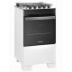 Fogao de Piso a Gas 4 Bocas Mesa Inox Continental 59L Acendimento Automatico Branco