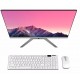 Computador All In One Quad Core 16GB Ram Tela 21.5 Pol Bluetooth Wifi 512GB Branco