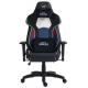 Cadeira Gamer Reclinavel Ninja 4D Giratoria Apoio Braços Lombar Azul Preto