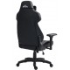 Cadeira Gamer Reclinavel Ninja 4D Giratoria Apoio Braços Lombar Azul Preto
