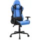 CADEIRA GAMER GIRATORIA MYMAX RECLINAVEL C/ APOIO BRAÇOS - AZUL PRETO