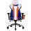 Cadeira Gamer Cooler Master Reclinavel Apoio Braços Cabeça Luxx Blue