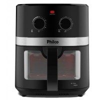 Fritadeira Eletrica Air Fryer 9L Philco 1800W Preta