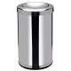 Lixeira de Piso 8L Circular Tampa Basculante em Inox