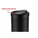 Lixeira de Piso 8L Circular Tampa Basculante