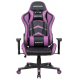 Cadeira Gamer Reclinavel MaxRacer Giratoria Apoio Braços Lombar Azul e Preto