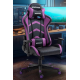 Cadeira Gamer Reclinavel MaxRacer Giratoria Apoio Braços Lombar 