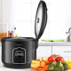 Panela De Arroz Britania 05 Xicaras Preta Luxx Family 220V