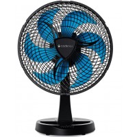 Ventilador de Mesa 30cm Cadence 50W 3 Velocidades Preto Azul