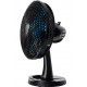 Ventilador de Mesa 30cm Cadence 50W 3 Velocidades Preto Azul