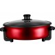 Panela Eletrica Cadence 2.8L Antiaderente 1250W 5 Niveis Temperatura Vermelha