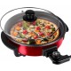 Panela Eletrica Cadence 2.8L Antiaderente 1250W 5 Niveis Temperatura Vermelha