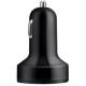 Carregador Veicular 3 USB Turbo Visor Led USB C Preto