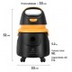 Aspirador de Po e Agua 1400W Electrolux 10L Funçao Sopro Preto e Amarelo