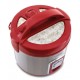 Panela Eletrica Arroz 400W Britania Faz 6 Xicaras Visor Glass Vermelha
