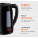 Chaleira Eletrica Mondial Luxx Black 1.7L 1500W Desligamento Automatico