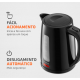 Chaleira Eletrica Mondial Luxx Black 1.7L 1500W Desligamento Automatico