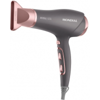 Secador de Cabelos Mondial Luxx ROSE Tourmaline Ion 2000W