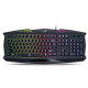 Teclado Gamer USB com Fio Genius RetroIluminado Preto