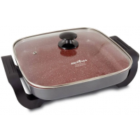 Panela Quadratt Britania Antiaderente 3.5L Luxx Red 1200W