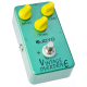 Pedal Analogico de Efeitos de Audio Overdrive Guitarra Verde
