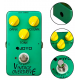Pedal Analogico de Efeitos de Audio Overdrive Guitarra Verde