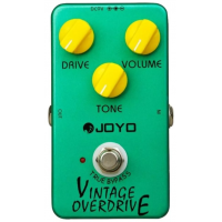 Pedal Analogico de Efeitos de Audio Overdrive Guitarra Verde