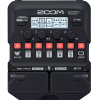 Pedal de Efeitos Digital Zoom 60 Efeitos Preto