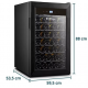 Frigobar Adega Climatizada Polar 1 Garrafas 128L Preta