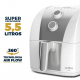 Fritadeira Eletrica Britania 5.5L Air Fryer 1500W Antiaderente 127V