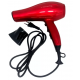 Secador de Cabelos 1900W Tomate 2 Velocidades 3 Temperaturas Vermelho