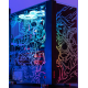 Gabinete Gamer Mid Tower Aerocool RGB Lateral Vidro