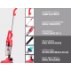 Aspirador de Po 2X1 Gradiente 1200W Vertical 1.2L com Filtro Hepa 127V
