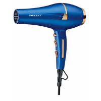Secador de Cabelos 2400W Sokani 3 Velocidades Azul