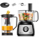 MULTIPROCESSADOR TURBO 7 EM 1 MONDIAL 1000W C/ LIQUIDIFICADOR 220V - PRETO