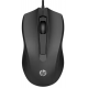Mouse 1600DPI Optico HP com Fio USB Preto